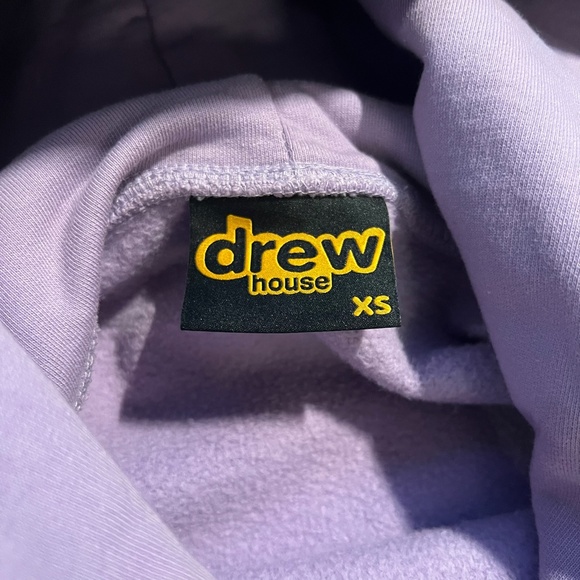 Drew House Lavender Mascot Oversized Hoodie Heavy Fleece XS Lavender purple - Picture 5 of 9